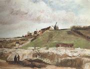 Vincent Van Gogh Montmartre:Quarry,the Mills (nn04) Spain oil painting artist
